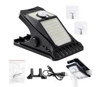 Genérico Solar Clip on Lights, Motion Sensor Bright Led, 3 Modes for Landscape Utility, Reliable Detail Feature, Household Utility Category, Outdoor Solar Lights for Terrace Gutter Home Indoor Travel