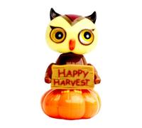 Genérico Solar Dancing Toys, Spooky Pumpkin Figurine, Owl Dancer Doll, Collectible Halloween Ornament, Wobble Decoration Gift for Desk Window Home Party Adults Girl, 2.36x2.76x3.94 Inches