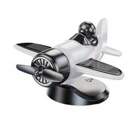 Genérico Solar De Avión para Coche - ABS | Decoración De Salpicadero | Modelo De Aeronave Fotovoltaica