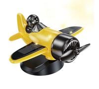 Genérico Solar De Avión para Coche - ABS | Decoración De Salpicadero | Modelo De Aeronave Fotovoltaica
