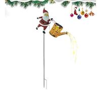 Genérico Solar - Decorativa De 34 Pulgadas | LED De Metal De PVC - Luz De De Papá Noel De 86,8 Cm Con Luces Cálidas Alimentadas Por Energía Solar Para Caminos, Patios, Jardines, Terrazas Y Ba
