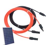 Genérico Solar Extension Cable - UV Resistant | Solar Panel Extension Wire Flexible Solár Panel Wire with Male to Female Connector | Solár Eхtension Cable 10FT For Boat, Home, Car
