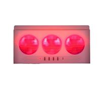 Generico Solar Fan for Car | Three Outlets Air Purifier with Light | Portable Car Fan for Van, Truck, RV, SUV | Cooling And Fresh Air Solution Daily Driving, Highway, Road Trip Use