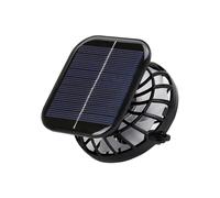 Genérico Solar Fan Replacement, Lightweight Cooling Unit, Weatherproof Mini Insert, Hands-Free Ventilation Attachment for Outdoor Camping Fishing Travel Heat Relief, Flexible Cooling Solution