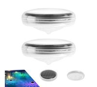 Genérico Solar Floating Pool Lights,with Remote Control,that Float,Timing Mode, IP67 Waterproof,Pool Decor Lighting Accessories for Inground,Above Ground Pools, Outdoor,Garden,Party Decoration (2pcs)
