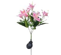 Genérico Solar Flower Lights - Outdoor Garden Decorative LED Lighting | Waterproof with Solar Panel and Automatic On/Off, Colorful Bloom Design, Eco Friendly and Energy Saving for Patio