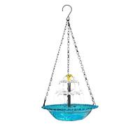 Genérico Solar Fountain for Bird Bath - PP, 9.25x18.11in Hummingbird Solar Birdbath | Decorative Water Cascade Fountain, Outdoor Garden Water Feature for Backyard, Patio, Balcony, Lawn, Deck