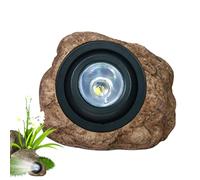 Genérico Solar Garden Rock Lights Outdoor | 20x16cm Storm-Proofed Outside Led Garrden Spot Lights - Garrden Illumination Decorative Solar Garden Lighting, Gardens Stone Warm Light For Pathway