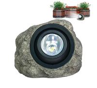 Genérico Solar Garden Rock Lights Outdoor | 20x16cm Storm-Proofed Outside Led Garrden Spot Lights - Garrden Illumination Decorative Solar Garden Lighting, Gardens Stone Warm Light For Pathway
