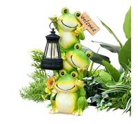 Genérico Solar Garden Statues - LED Frog Statues Path Lamps,Solar Animal Garden Decor - for Walkway Patio Lawn Courtyard Pathway Ground Waterscape Yard
