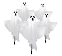 Genérico Solar Ghost Lights, Powered Halloween Pathway Light, 17.72 Inches Spooky Outdoor Garden Lighting Decorations for Fence, Yard, Patio, Walkway, Festival, Holiday Season and Halloween Parties