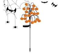 Genérico Solar Halloween Pumpkin Lights - Waterproof Warm Glow Outdoor Lamp