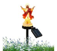 Genérico Solar Jesus Statue - LED Religious Sculpture | Lighted Decor