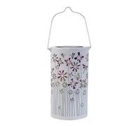 Genérico Solar Lantern - Floral Iron Light | Outdoor Hanging Garden Decor