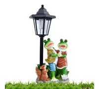 Genérico Solar Light Garden Statue, Auto On Off Lantern Decor For Outdoor