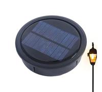 Genérico Solar Light Replacement Top - High Efficiency Lantern Parts, Waterproof Solar Panel Module - Automatic Dusk to Dawn Sensor, Warm Glow LED Component, for Garden Walkways & Patios