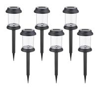 Genérico Solar Lights, Garden Landscape Lighting, 6 Pieces Waterproof LED Stake Lamp, Compact Ideal for Path, Backyard, Driveway, Patio, Yard, Lawn, Courtyard, and Outdoor Decorative Illumination
