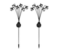 Genérico Solar Lights Outdoor 2 Pieces 6-Head LED Waterproof Adjustable