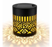 Generico Solar Mandala Projector Light, Decorative Solar Mandala Lights, Seven-Color Changing Mandalas Projection Wall Light for Yard Garden Post Patio Backyard Decor (#2,2pcs)