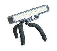 Genérico Solar Outdoor Light Human Sensor 1800mAh - ABS Acrylic Silicone 18x4cm 50 LED 5050 - Flexible Octopus Tripod 360° Wrap For Tree Fence Patio - Security Garden Lamp