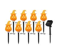Genérico Solar Pathway Lantern - Garden Stake Lamp, Pumpkin Ground Torch