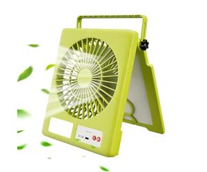 Genérico Solar Powered Fan - Camping Tents Fans For Outdoor Beach Summer | Portable Tent Fan Offers Long-lasting Airflow To Keep You Comfortable During Summer Beach Trips, Hiking, Fishing, And Travel.