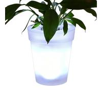 Genérico Solar Powered Flower Pot - Led Flower Pots Garden Decor | Solar Planter | Waterproof LED Garden Lamps For Outside Home Yard Patio Lawn Pathway Birthday Housewarming