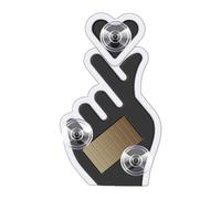 Generico Solar Powered Heart Car Light Gesture Window Safety Vibration Lamp