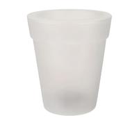 Genérico Solar-powered Illuminated Flower Pots - LED White Potted Plant Decorative Lights Pot, Solar-powered Waterproof Plant Pots For Patio Yard Pathway Lawn Home Outside Birthday Housewarming