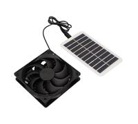 Genérico Solar Powered Ventilation Fan For Greenhouse Shed And Cabin