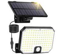 Genérico Solar Wall Lights, Waterproof Solar Powered Lamp with Motion Sensor, Split Solar Wall Sconce, Outdoor Wall Lights for Garden, Patio, Yard Lighting, Energy Efficient for All Seasons