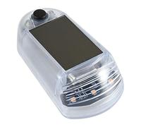 Genérico Solar Warning Light - LED Beacon Lamp, Car Emergancy Light, 3.74 x 1.97 x 1.10 in Waterproof Rotating Strobe Indicator Lamp | Solar Powered Safety Warning Lamps, Road Highway Fleet Use