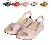 Genérico Solea Cushioned Sandals; Yifare Sandals; Solea Women’s Ultra-Comfy Orthotic Sandal; for All-Day Walking (Pink,37)