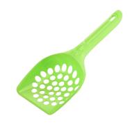 Genérico Solid Resin Cat Litter Shovel - Ergonomic Cat Box Scoop with Suspending Hole Design, Durable Sifter For Kitten & Adult Litter, 1cm/0.5cm Holes | Lightweight 30g, 10.04 Inches