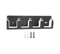 Genérico Solid Steel walls - Mounted Battery Organizer, Heavy Duty Metal Rack, Holder for 18V Batteries Ideal for Organizing Tools in the Garage Home Office, Bedroom and Study Room, Multi Color