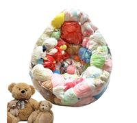 Generico Solo Fundas para Saco Bean Bag | Transparente para Peluche - Protector de sofá para Dormitorio salón guardería