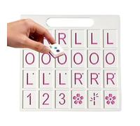 Genérico Solo Mahjong Board - American Style Mahjong Strategy Aid Tool | 24 Practice Slots for Solo Play | Portable Training Rack Compatible with Standard Mahjongs Tiles for Beginners and Experts