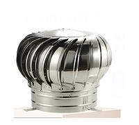 Genérico Sombrerete Giratorio para Chimenea, sombrerete Giratorio Anti-Tiro descendente de Acero Inoxidable, sombrerete Giratorio Multiusos de Acero Inoxidable galvanizado (tamaño: 250 mm/9