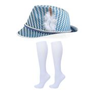 Genérico Sombrero Alpino,Divertido Set de Gorros de Tela No Tejida,Divertido sombrero fedora disfraz alemán | para Adultos y Adolescentes, Desfiles, Actuaciones, Cosplay,