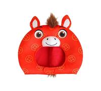 Generico Sombrero De Caballo De Año Nuevo,Traje Chino De Peluche 2026,Sombrero Para Adultos Año Del Caballo | Para Festival De Primavera Vacaciones Fiestas Celebraciones Cosplay Y Eventos