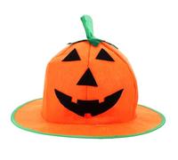 Genérico Sombrero de Calabaza para Fiesta de Halloween, Decorativo Alambre Reforzado, Talla Única para Cosplay y Disfraces, Accesorio Resistente para Fiestas Temáticas y Eventos Festivos