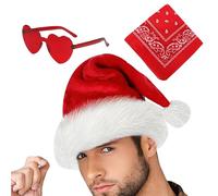 Generico Sombrero de de Navidad, sombrero de de Papá Noel, sombrero de con sombrero occidental de cosplay, sombrero de 3X, sombrero de vaquera de ala ancha con o
