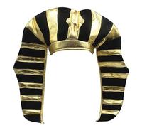 Genérico Sombrero de FaraóN Egipcio de Tutankamón Accesorio de Disfraz Egipcio Fiesta Carnaval Halloween Adorno para La Cabeza Sombrero del Rey Gorros de Actuación Unisex para Adultos