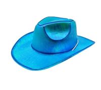 Genérico Sombrero De LED: Sômbrero De Vaquera Iluminado, Sômbrero De Discoteca Que Funciona Con Pilas, Gorra De Văquero De Fiesta Brillante, Accesorio Occidental Brillante | Sombrero De Văquer