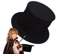 Genérico Sombrero De Mago - Gorro De Cosplay Compacto Y Plegable | Sombrero de Copa Plegable de Mago,para Fiestas de Halloween, Teatro, Cosplay, Mujeres, Niños, Niñas, Jóvenes