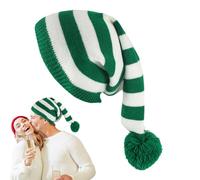 Generico Sombrero de Navidad de punto, sombreros de Papá Noel de invierno unisex - Gorro unisex colorido para hombre mujer niño ideal para diario y actividades de verano y noches de