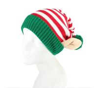 Generico Sombrero de Navidad - Gorro suave a rayas, gorro de Navidad de fiesta - Para eventos, vacaciones, fiestas, amas de casa, reuniones familiares, diversión fiestas al aire libre Cosplay