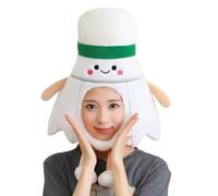 Genérico Sombrero de Peluche de Volante | Disfraz Temático Deportivo Divertido | Gorro Peluche Disfraz Pluma | para Reuniones, Eventos Escolares, Mujeres, Hombres, Adolescentes, Amigos y Familia
