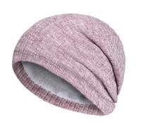 Generico Sombrero de punto cálido de invierno para hombre y mujer, sombrero frío a rayas exterior, gorro de lana, circunferencia de los cien artilugios de fiesta 6 años, Rosa, Talla única