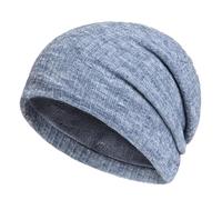 Generico Sombrero de punto cálido de invierno para hombre y mujer, sombrero frío a rayas exterior, gorro de lana, circunferencia de los cien artilugios de fiesta 6 años, gris, Talla única